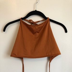 ❂ Backless Tie Crop Top